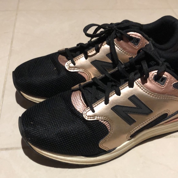 Rose Gold and Black New Balance Runners - Picture 4 of 5